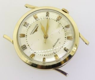 Longines vintage 14K gold elegant high fashion automatic men ' s watch 2