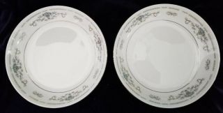 Two Great Wade " Diane " Fine China Wide Soup Bowls 7.  5 "