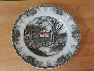 Johnson Brothers England Friendly Village The Stone Wall 10 1/2 " Dinner Plate
