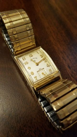 Vintage Lord Elgin 14k Solid Gold Case Running Glass Light Restoration 40 