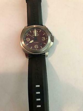 Lum - Tec M77 Limited Edition Titanium Automatic Watch (red).  Rare,  Hard To Find