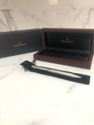Audemars Piguet Royal Oak Watch Authentic Pen Silver Black Gold