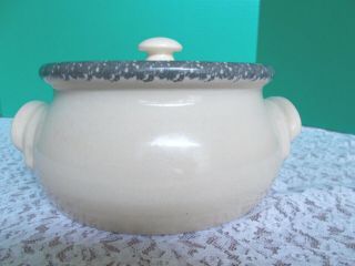 2002 Home & Garden Party Ltd.  Pottery Casserole Dish With Lid - Birdhouses 2