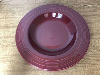 Fiesta Ware Dark Red 12” Pasta Bowl Hlc