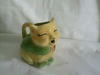 Vintage Shawnee Colored Cat Creamer Puss N Boots 85