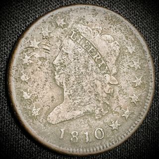 1810 Philadelphia Copper Classic Head Large Cent 0.  99 Cent Starting Bid