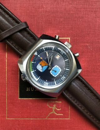 Vintage Globus Sicura - Breitling Yacht Timer Chronograph 1970s -,  Running