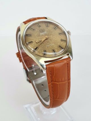 Fine Vintage Omega Geneve 165.  041 Cal552 Automatic Gents Watch.  Rare Patina Dial