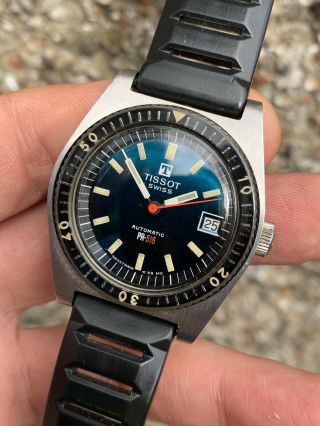 Private Listing1970s Vintage Tissot Pr - 516 Diver Watch Automatic 36mm Head Only