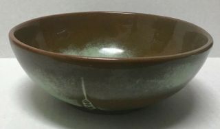 Vintage Frankoma Pottery Lazybones Prairie Green 8 Inch Bowl - 224