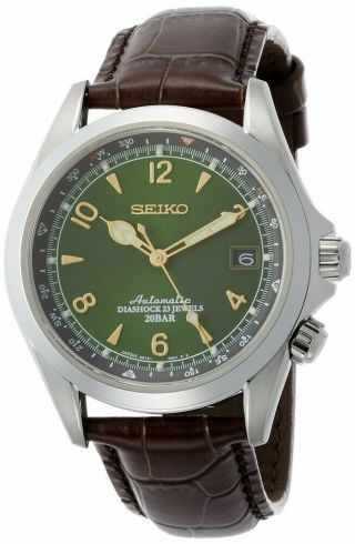 Seiko Mechanical Alpinist Sarb017 Automatic Watch Made In Japan 100 F/s