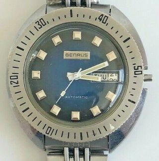 Vintage Benrus Orbit Robot Watch Extremely Rare Factory Test Model
