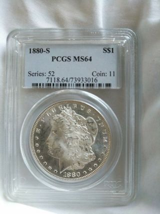 1880 - S Pcgs Ms 64 Morgan Dollar
