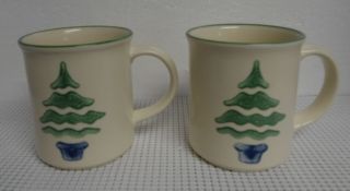 Pfaltzgraff Nordic Christmas Set Of 2 Coffee Mugs