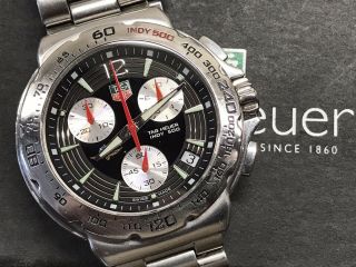 Tag Heuer Indy 500 Formula1 Chronograph Cac111b - 0 Limited Edition F1 Collectable