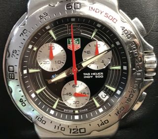 TAG Heuer Indy 500 Formula1 Chronograph CAC111B - 0 Limited Edition F1 Collectable 2