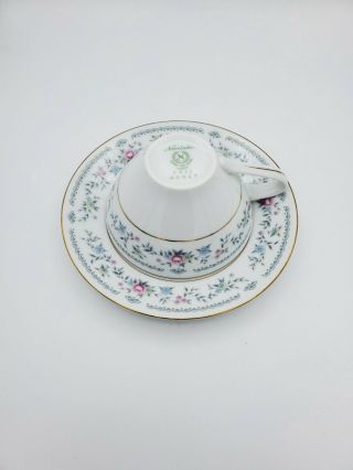 Vintage Noritake Tea Cup And Saucer Set - Japan - Floral Honey Pattern