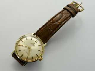 Vintage 1961 Omega Seamaster Steel Gold Capped Cal 552 24j Auto Gents Watch Vgc
