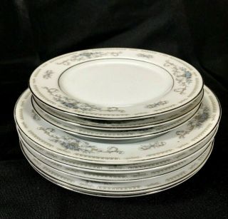 Wade Fine Porcelain China Of Japan Diane (5) Salad Plates & (3) Bread Plates