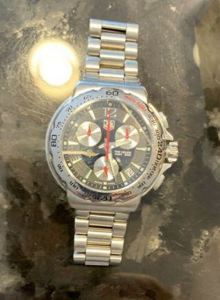 Tag Heuer Chronograph Indy 500 Cac111b - 0 Mens Ss Watch W/box