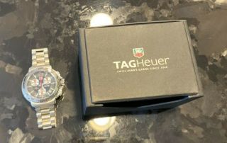 Tag Heuer Chronograph Indy 500 CAC111B - 0 Mens SS Watch w/Box 2