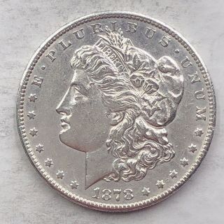 1878 - S Au Morgan Silver Dollar 90 Silver $1 Coin Us Cr99