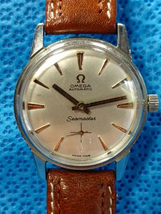Vintage Omega Seamaster Automatic Watch Stainless Authentic