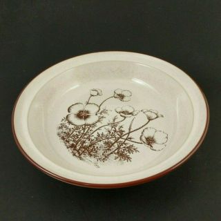 Noritake Desert Flowers Vegetable Serving Bowl 9 " Vintage 70 