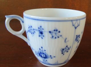 Royal Copenhagen China Blue Fluted Plain Factory 2nd 2 ½” Tea/coffee Cup (s)