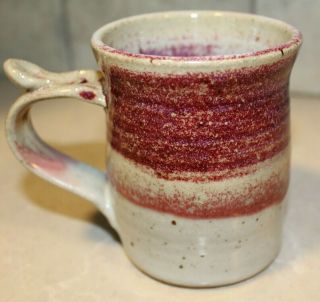 Hand Crafted Art Pottery Coffee Cup Mug Glazed Artist Marked