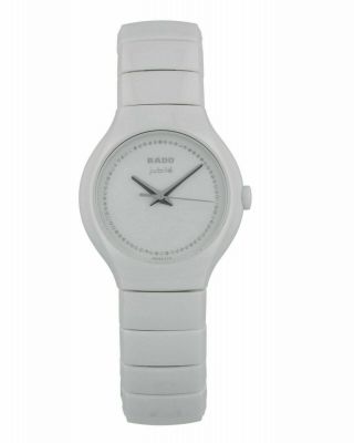Rado True Jubile Ladies White Ceramic 27mm Quartz Watch R27696732