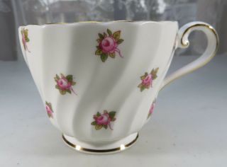 Vintage Aynsley Porcelain Tea Cup Hathaway Bone China Pink Roses England