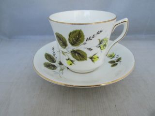 Elizabethan Tea Cup And Saucer By Taylor & Kent Fine Bone China England