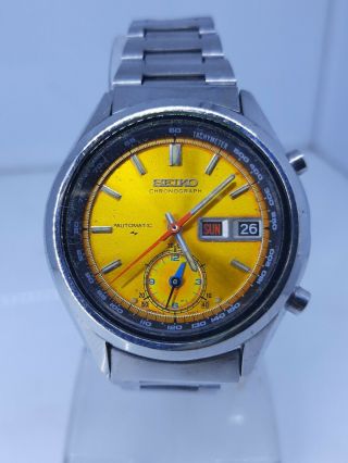 Vintage Seiko Chronograph Automatic 7016 - 7000 1970s Watch