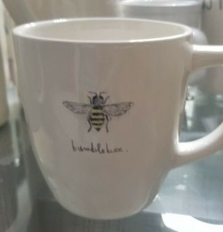 Rae Dunn Mugs Bumblebee Ladybug Dragonfly Collectible