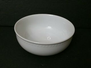 Crate & Barrel Staccato White 5 7/8 " Cereal Soup Bowl Hg144
