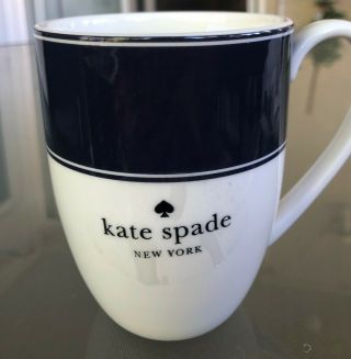 Nwt Kate Spade York Lenox Rutherford Circle " Nags Head " Navy Blue Mug/cup