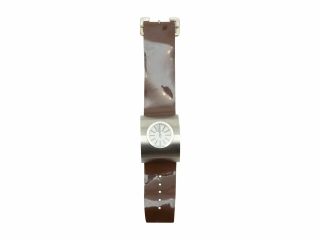 Vintage Brown & White Pierre Cardin Patent Watch