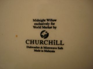 Midnight Willow by Churchill DINNER PLATE 10 1/4 