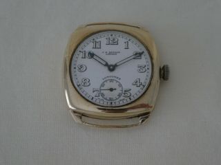 Vintage 1941 Solid Gold LONGINES Wristwatch for J W Benson 2