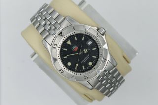 Tag Heuer Wd1211.  Ba0610 Blue Granite 1500 Professional Ss Watch Men Crystal