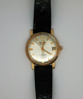 Vintage Longines Automatic Ultra Chron 10K Gold Filled Wrist Watch, 2