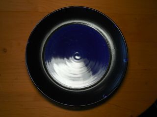 Noble Excellence Surf Dinner Plates 10 3/4 " Blue Ctr Blk Rim 2 Available