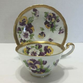 Vintage Royal Chelsea Bone China Teacup And Saucer