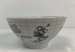 Disney Sketchbook Minnie Mouse Soup Cereal Bowl