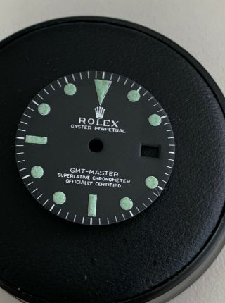 Rolex 1675 Gmt Master Dial For Vintage Watch And Repair Refinished