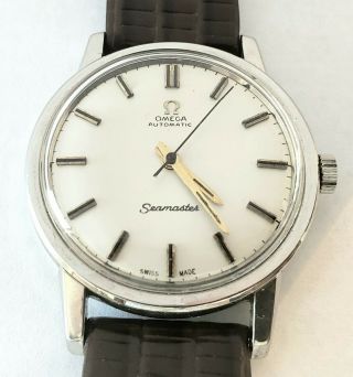 Vintage Mens Omega Seamaster Cal.  552 Automatic 24 Jewels Stainless Steel Watch