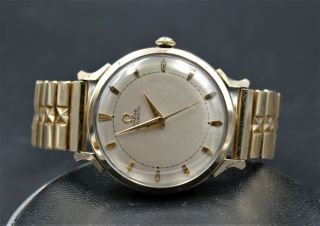 Vintage Omega Mens 14k Gold Filled Watch;