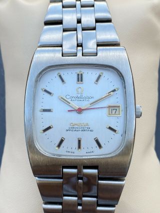 vintage 1970 Omega Constellation Chronometer Day Date Man’s Watch 2