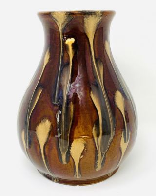 Vintage Schramberg Smf Art Deco Pottery Vase Eva Zeisel Design Germany 6 1/4 " H